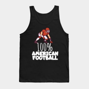 100% American football Tank Top